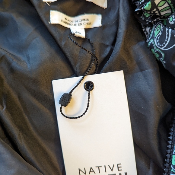 NWT Native Young Oversized Puffer Jacket. Paisley print 2X hip hop streetwear - Picture 7 of 9
